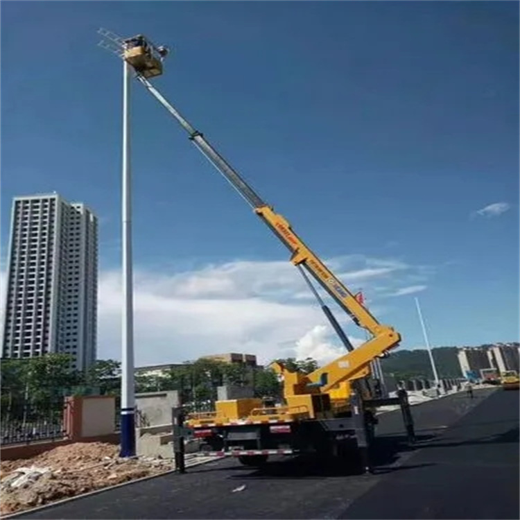 西陵维修路灯的曲臂升降车出租